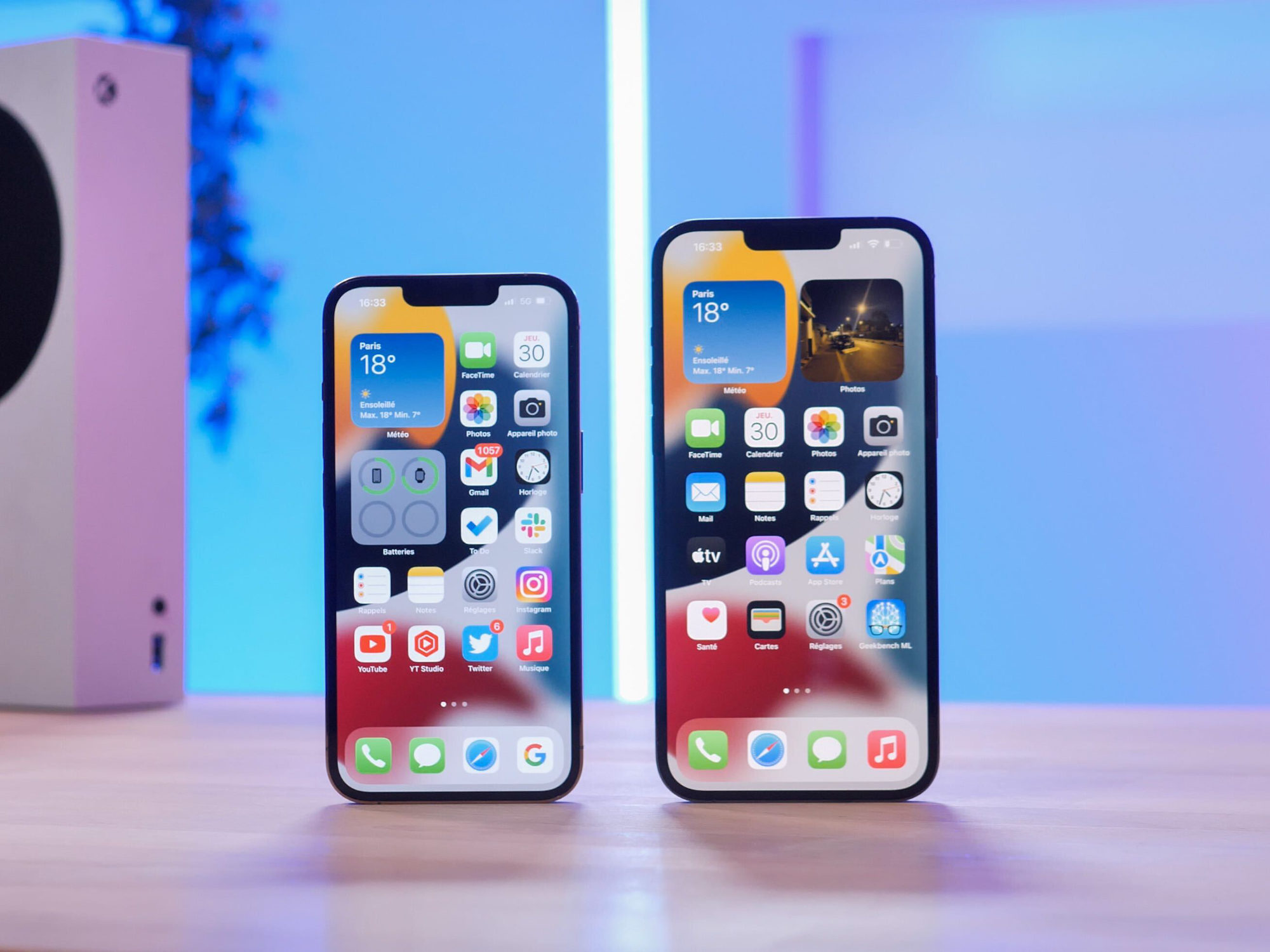 L'encoche des iPhone 13 Pro reste visible