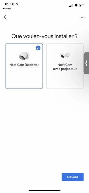 Ne confondez pas votre Nest Cam avec la Nest Cam avec projecteur // Source : Frandroid - Yazid Amer