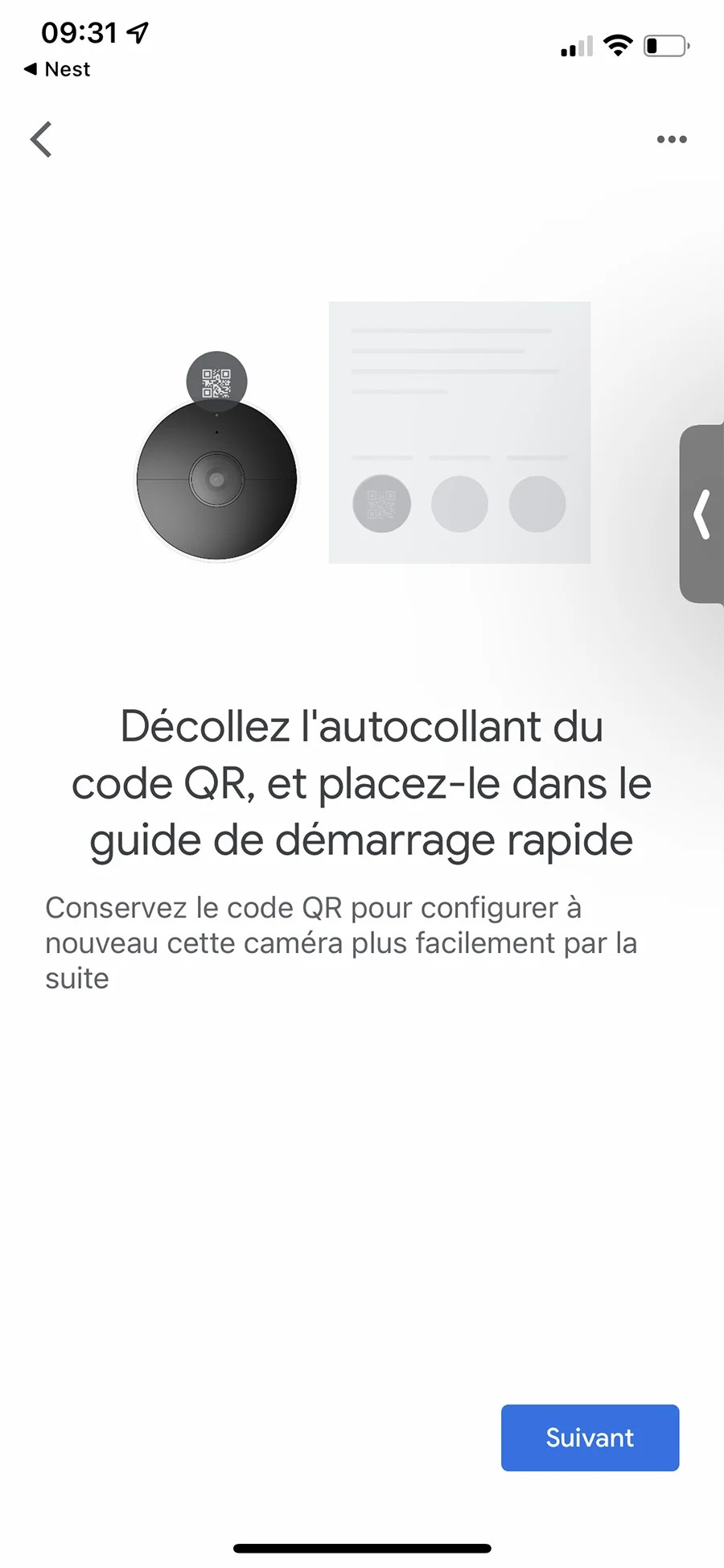 Le QR Code est obligatoire pour des raisons de sécurité // Source : Frandroid - Yazid Amer