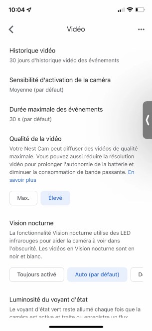 Cette section des paramètres mérite d’être consultée avec attention // Source : Frandroid - Yazid Amer