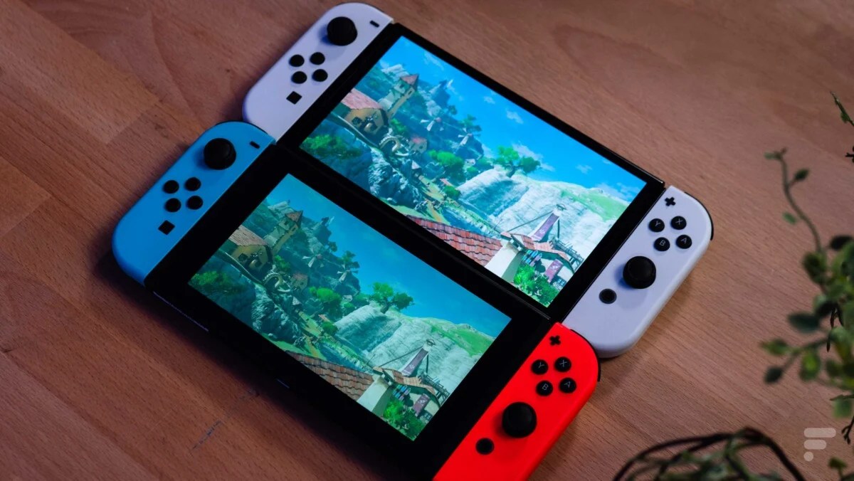 Nintendo Switch OLED vs Switch 2017