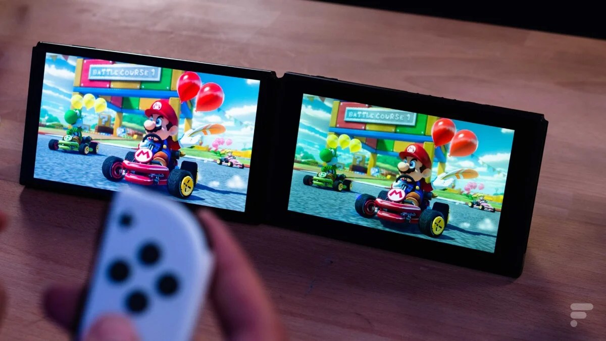 Nintendo Switch OLED compartif écran