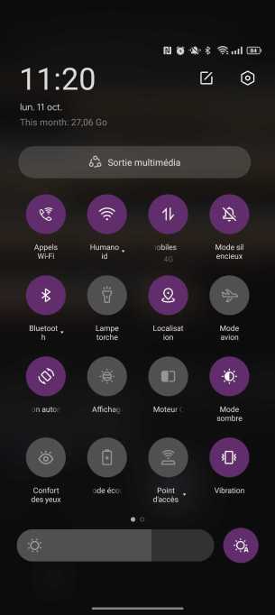 ColorOS adopte les couleurs du fond d'écran 3/3