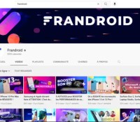 La chaîne YouTube de Frandroid