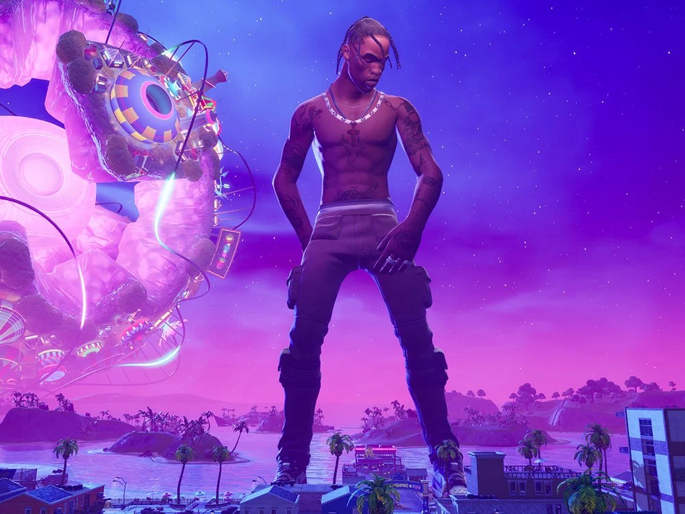 Travis Scott dans Fortnite