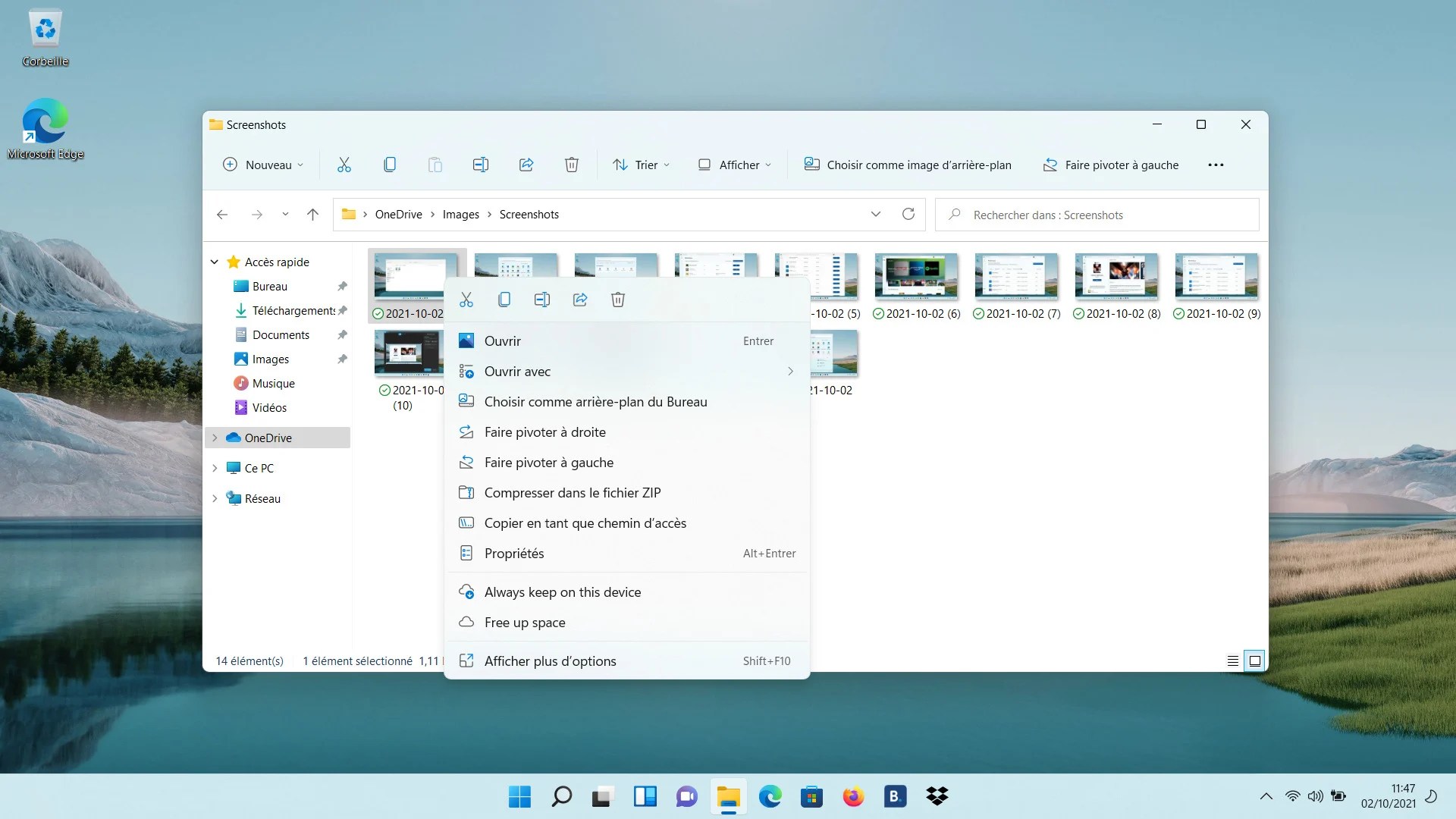 Windows 11 Test explorateur de fichiers (3)