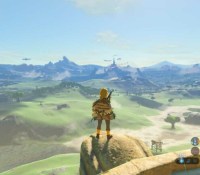 J'ai relancé une partie de Zelda Breath of the Wild pour profiter du début de l'aventure avec les belles couleurs de l'écran de la Nintendo Switch OLED // Source : Capture d'écran Frandroid
