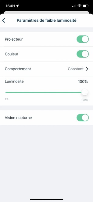 N'hésitez pas à tester les différents paramètres pour optimiser la qualité de captation // Source : Frandroid / Yazid Amer