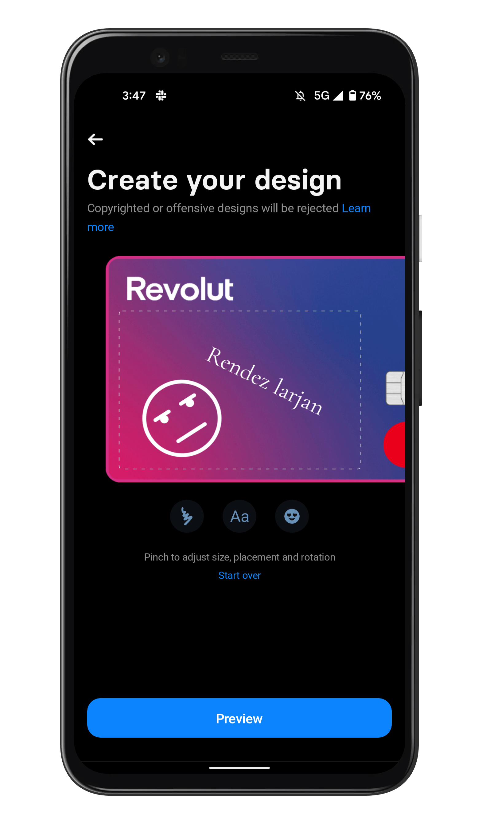 carte revolut perso 1