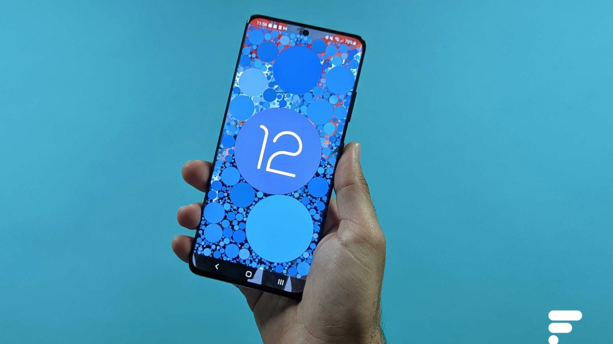 One UI 4 (Android 12) sur un Samsung Galaxy S21 Ultra