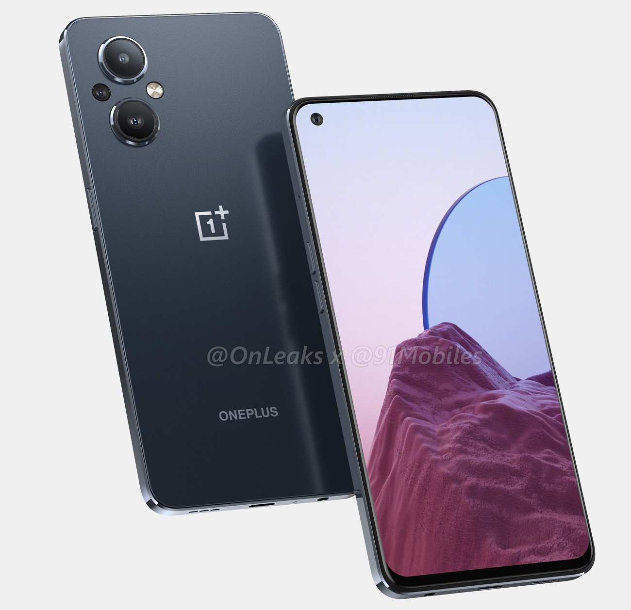 Le OnePlus Nord N20 5G // Source : OnLeaks et 91Mobiles