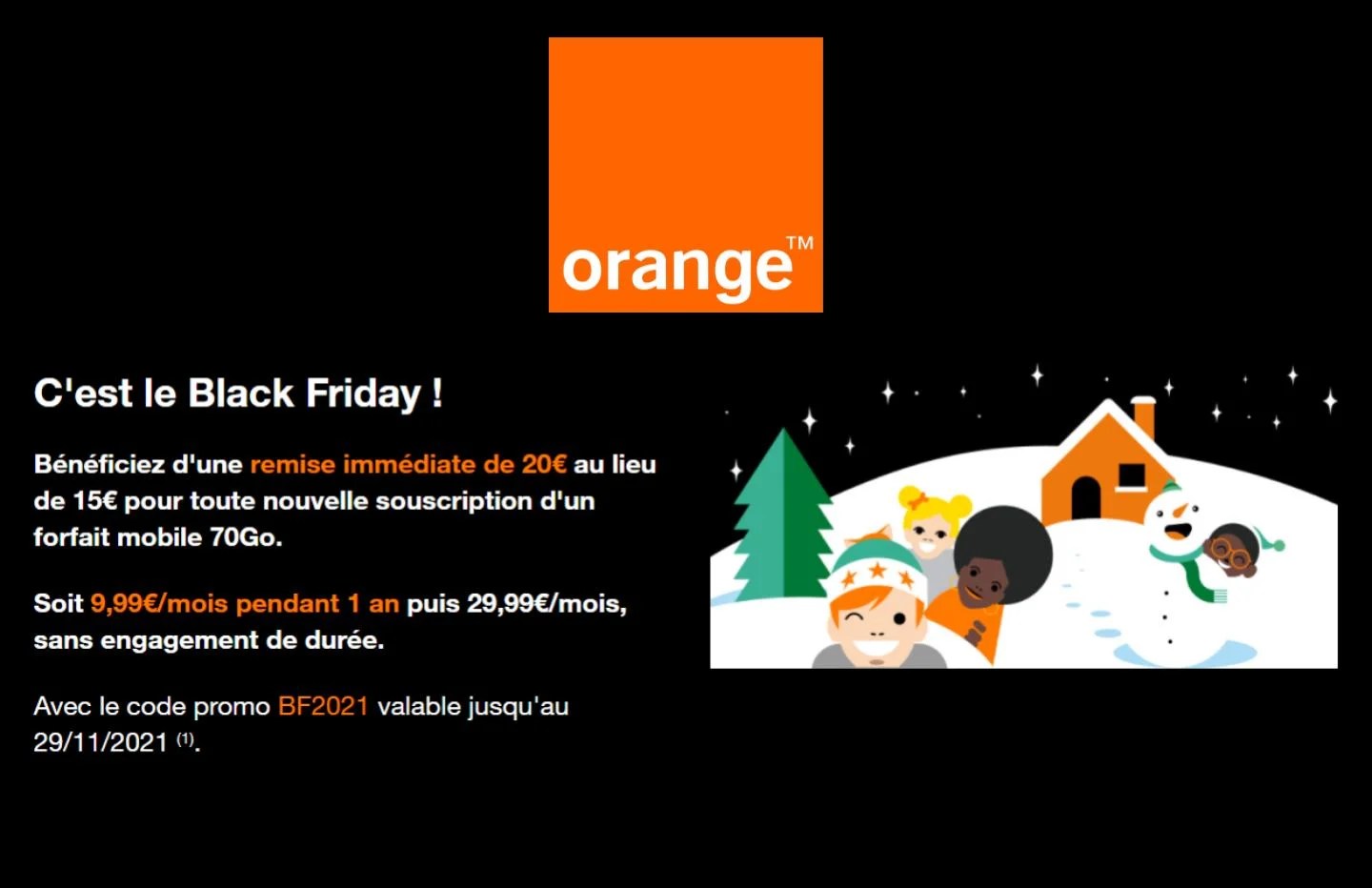 Black Friday chez Orange