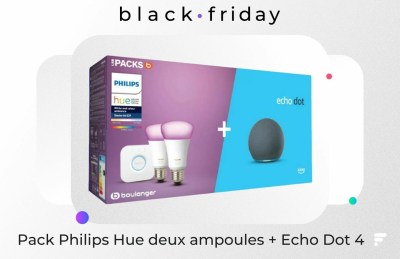 Pack Philips Hue deux ampoules + Echo Dot 4 Black Friday 2021