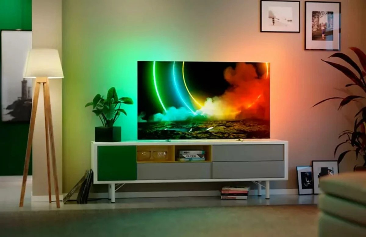 TV 4K 55OLED706 Philips Ambilight