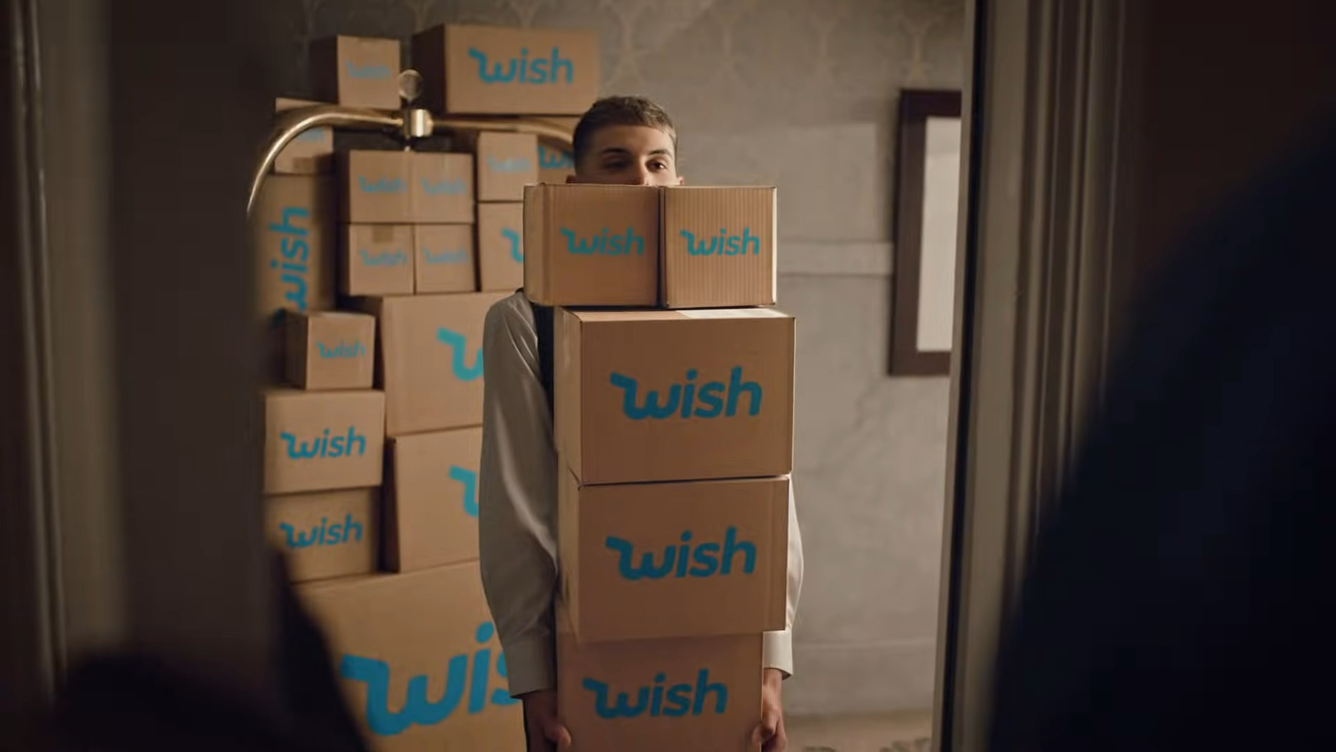 Extrait d'une publicité pour Wish