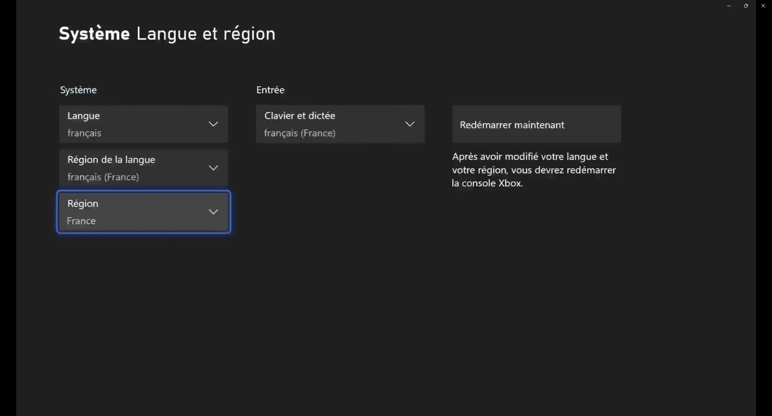 Xbox changer region tuto (4)