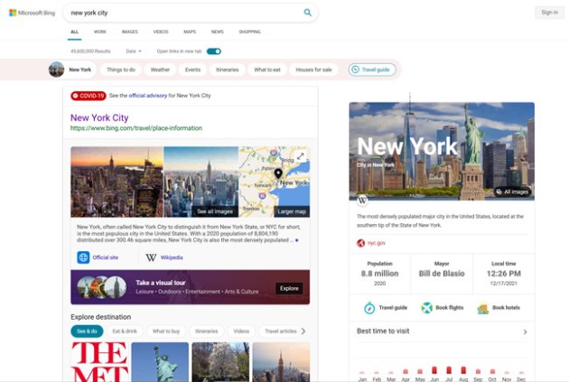 Bing New-York