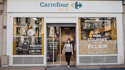 Le premier Carrefour Flash a ouvert à Paris // Source : Samsung