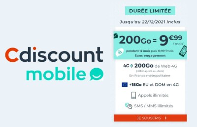 cdiscount mobile 200 Go