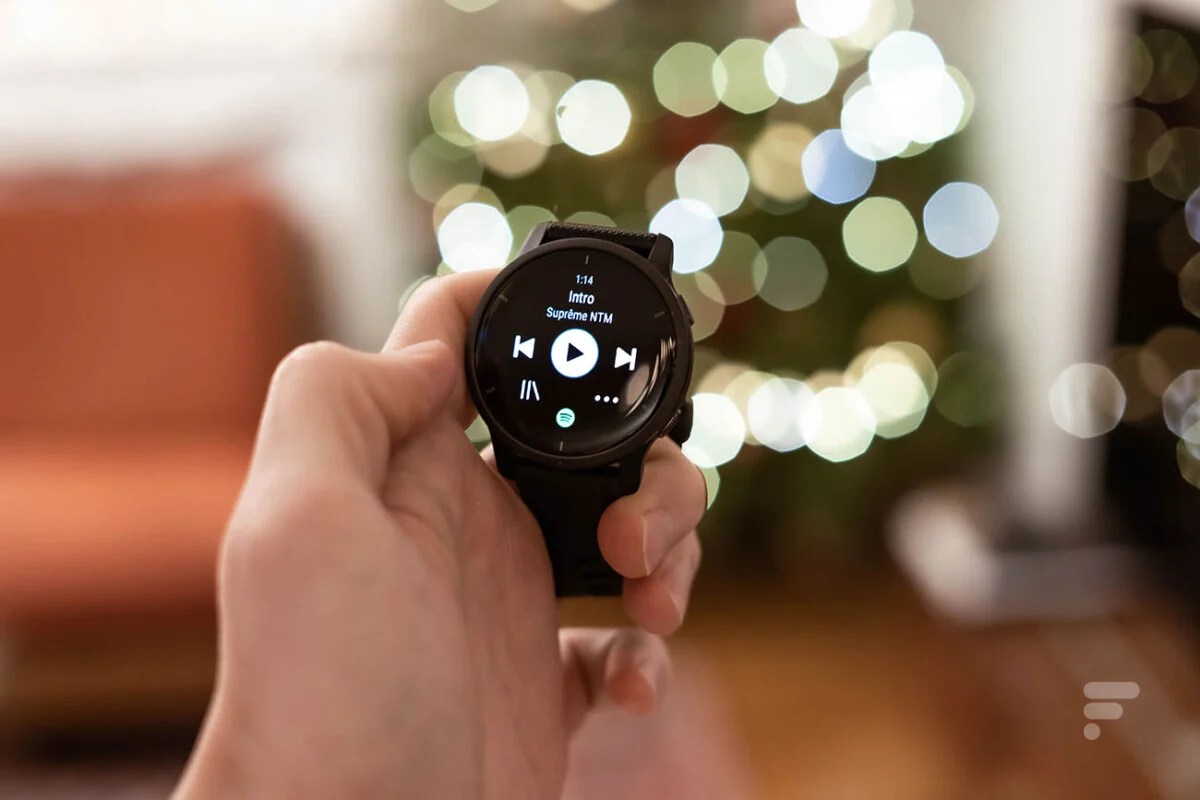 La Garmin Venu 2 vous permet d'utiliser Spotify comme lecteur de musique