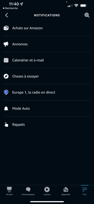 Amazon Alexa notification vocale