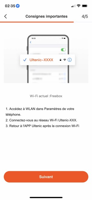 Ensuite vient l'association à votre réseau Wi-Fi // Source : Frandroid / Yazid Amer