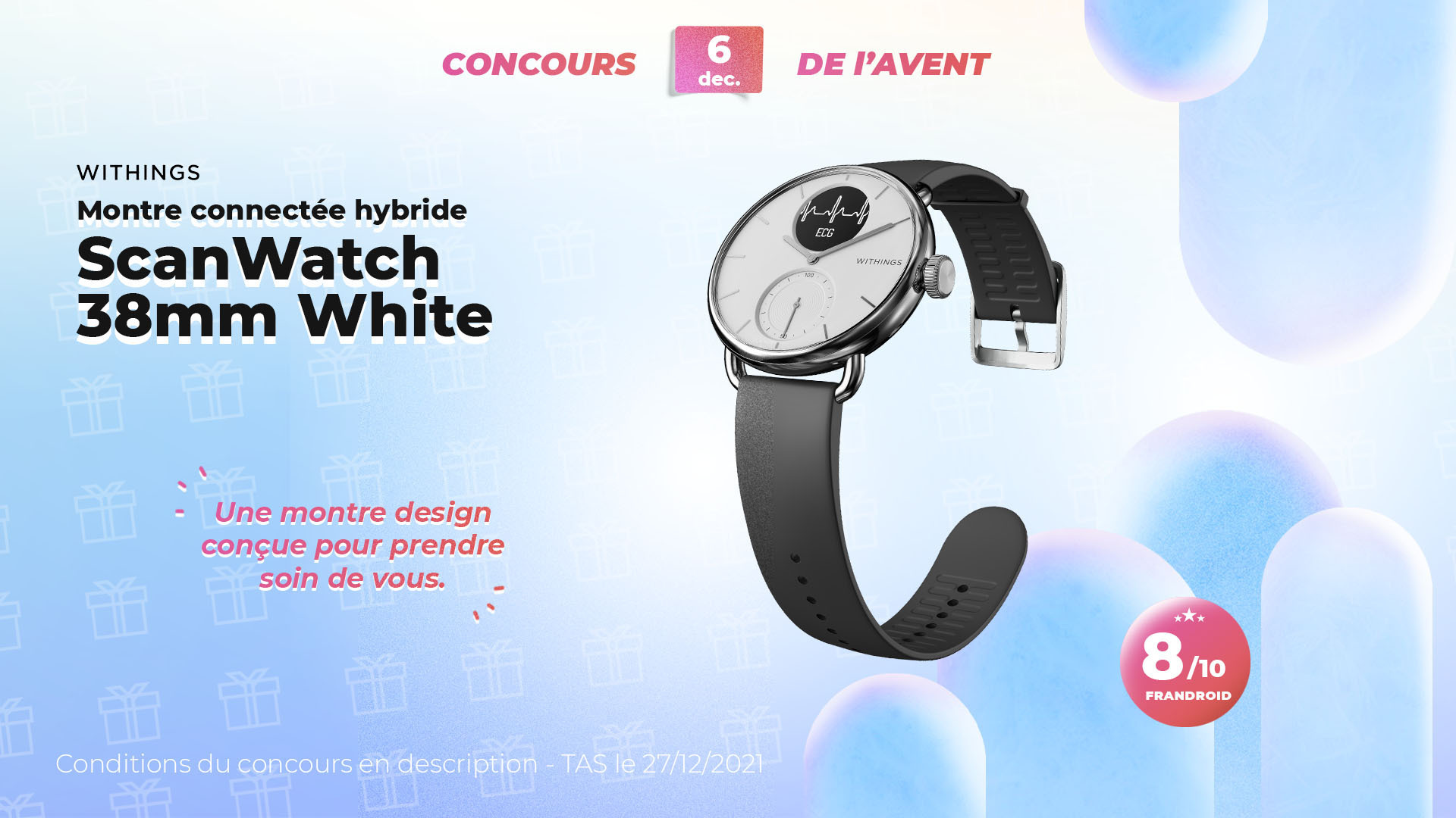 Withings ScanWatch concours FrandroidOffreMoi