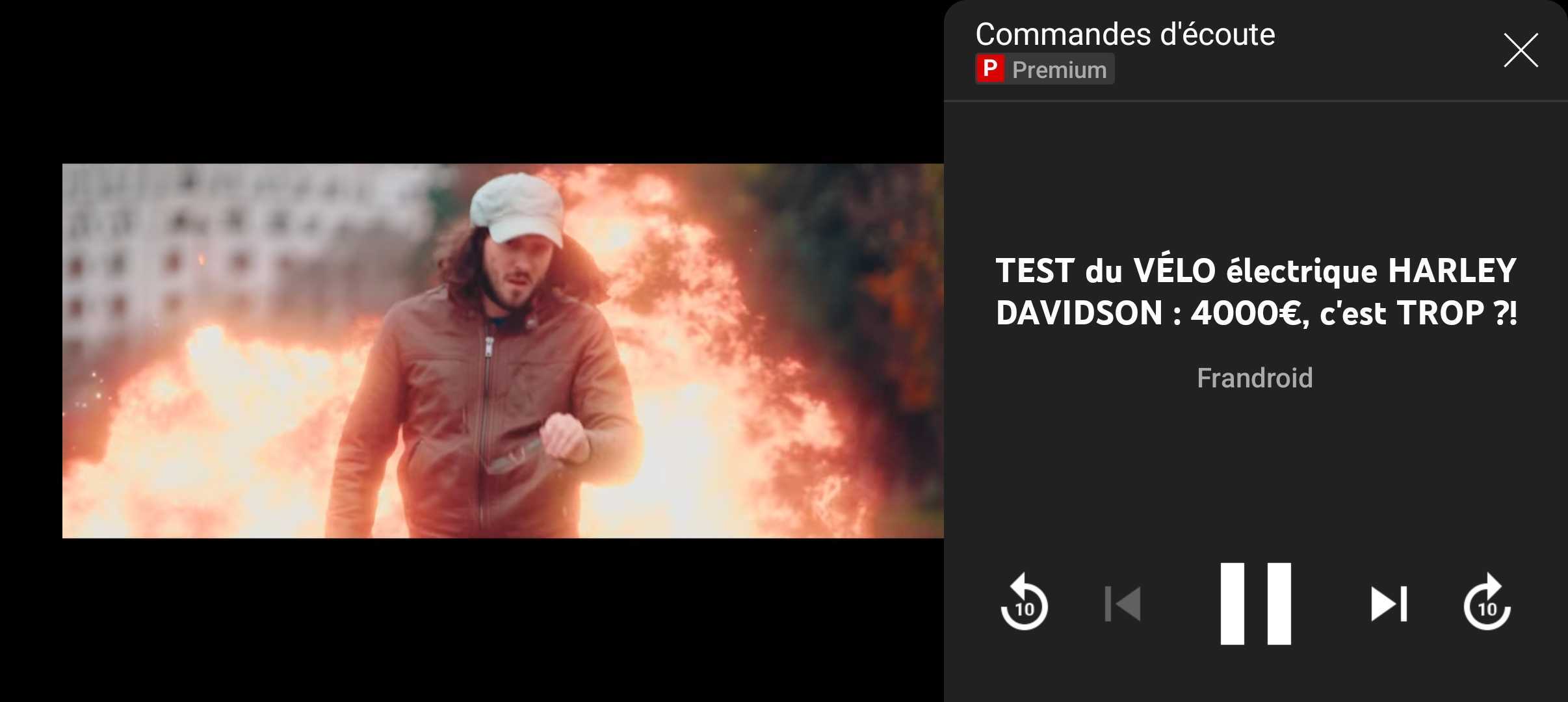 YouTube commandes d'écoute screen 2