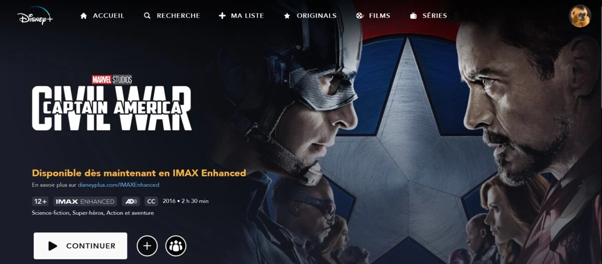 Disney+ IMAX Enhanced