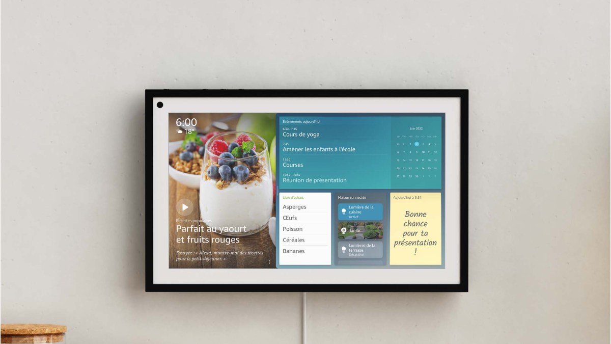 L'écran intelligent Echo Show 15