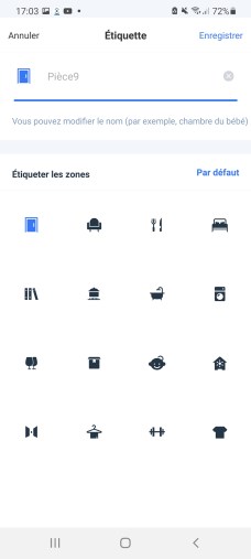 Chaque piéce peut être identifiée par une icone et surtout nommée // Source : Yazid Amer - Frandroid