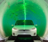 Le tunnel d'Elon Musk // Source : Frandroid