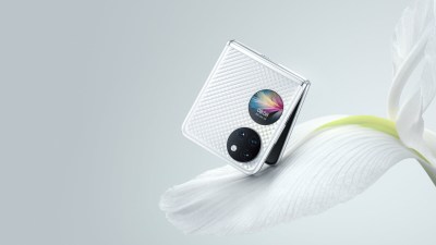 Le P50 Pocket en blanc // Source : Huawei