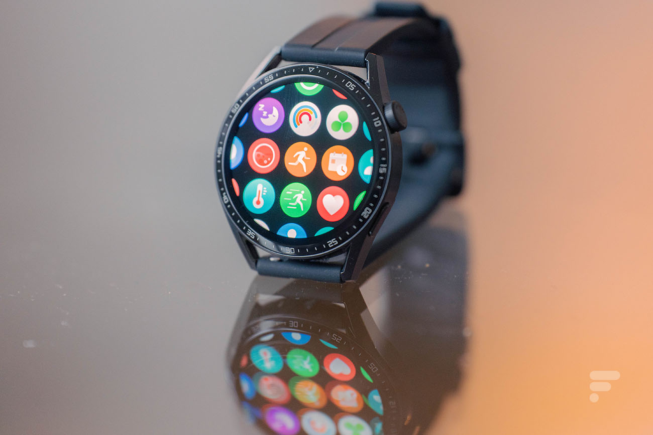 La grille d'applications de la Huawei Watch GT 3