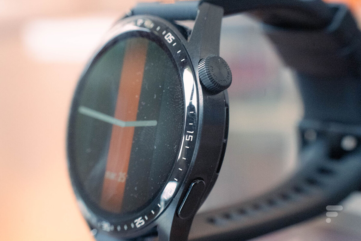 La couronne rotative de la Huawei Watch GT 3