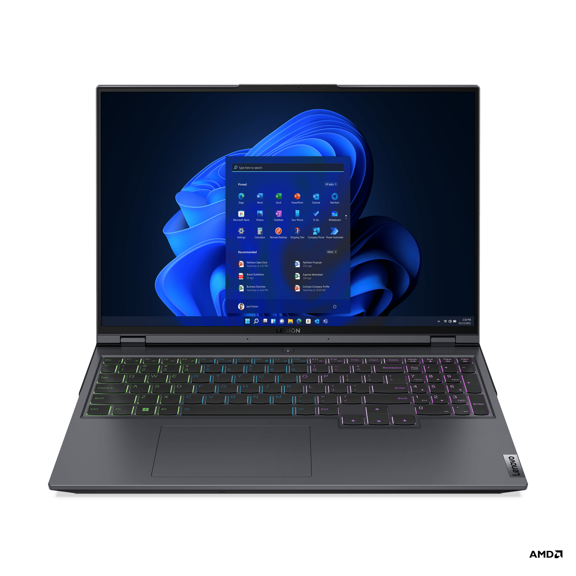 Lenovo Legion 5 Pro // Source : Lenovo