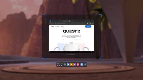 Vous pouvez redimensionner les fenêtres dans Oculus Home sur votre casque Quest