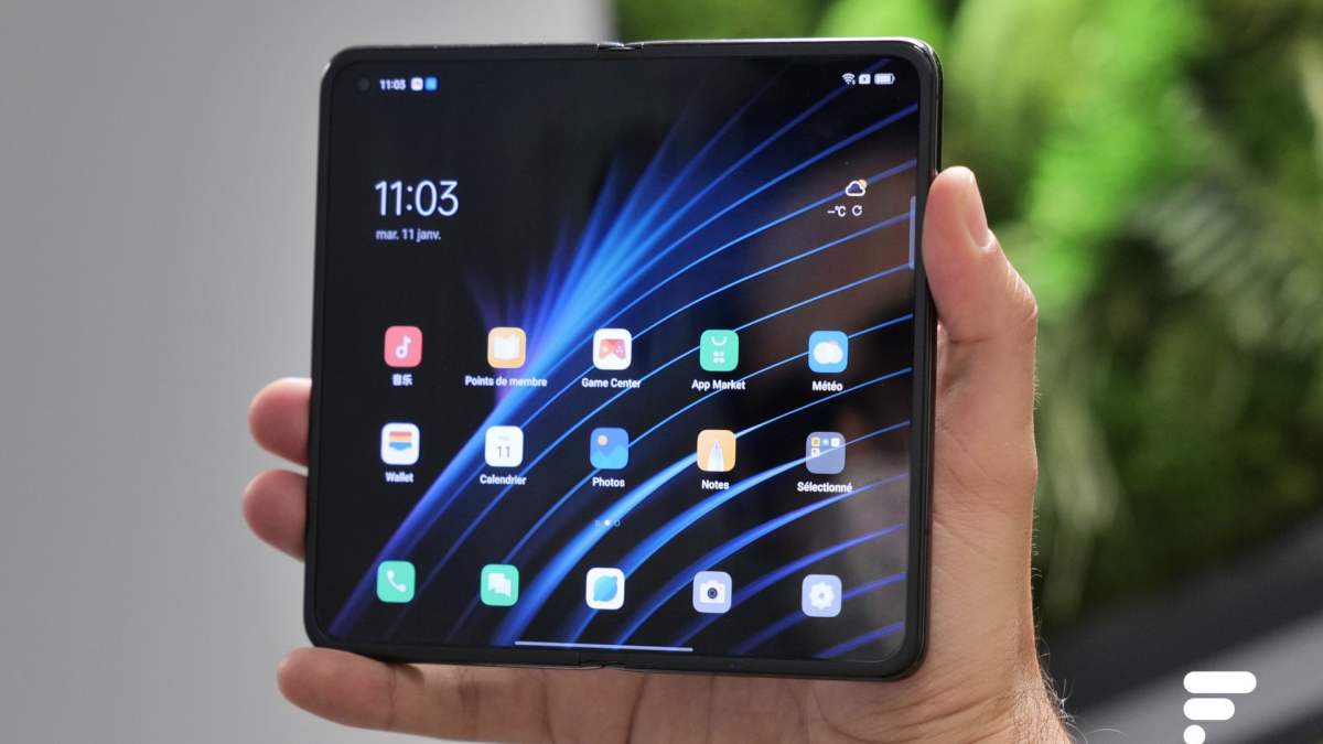 Oppo Find N déplié