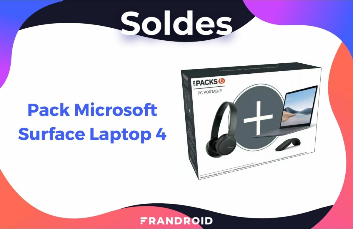 pack microsoft surface laptop 4 soldes hiver 2022