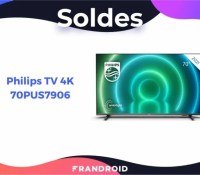 Philips TV 4K 70PUS7906 soldes hiver 2022