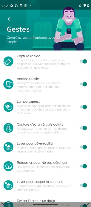 L'interface du Moto G200 // Source : Frandroid