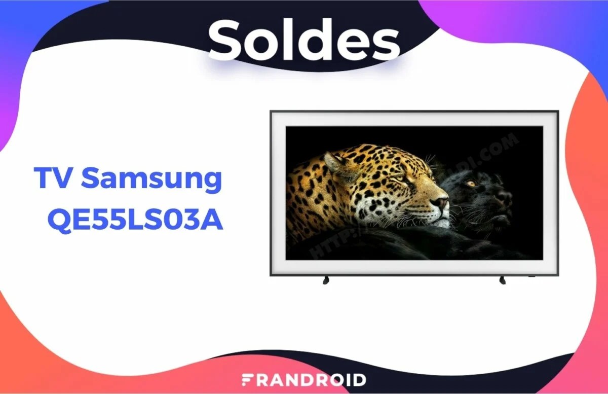 TV Samsung  QE55LS03A — Soldes d&rsquo;hiver 2022