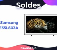TV Samsung  QE55LS03A — Soldes d’hiver 2022