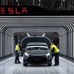 Photo de la Gigafactory de Berlin // Source : Tesla