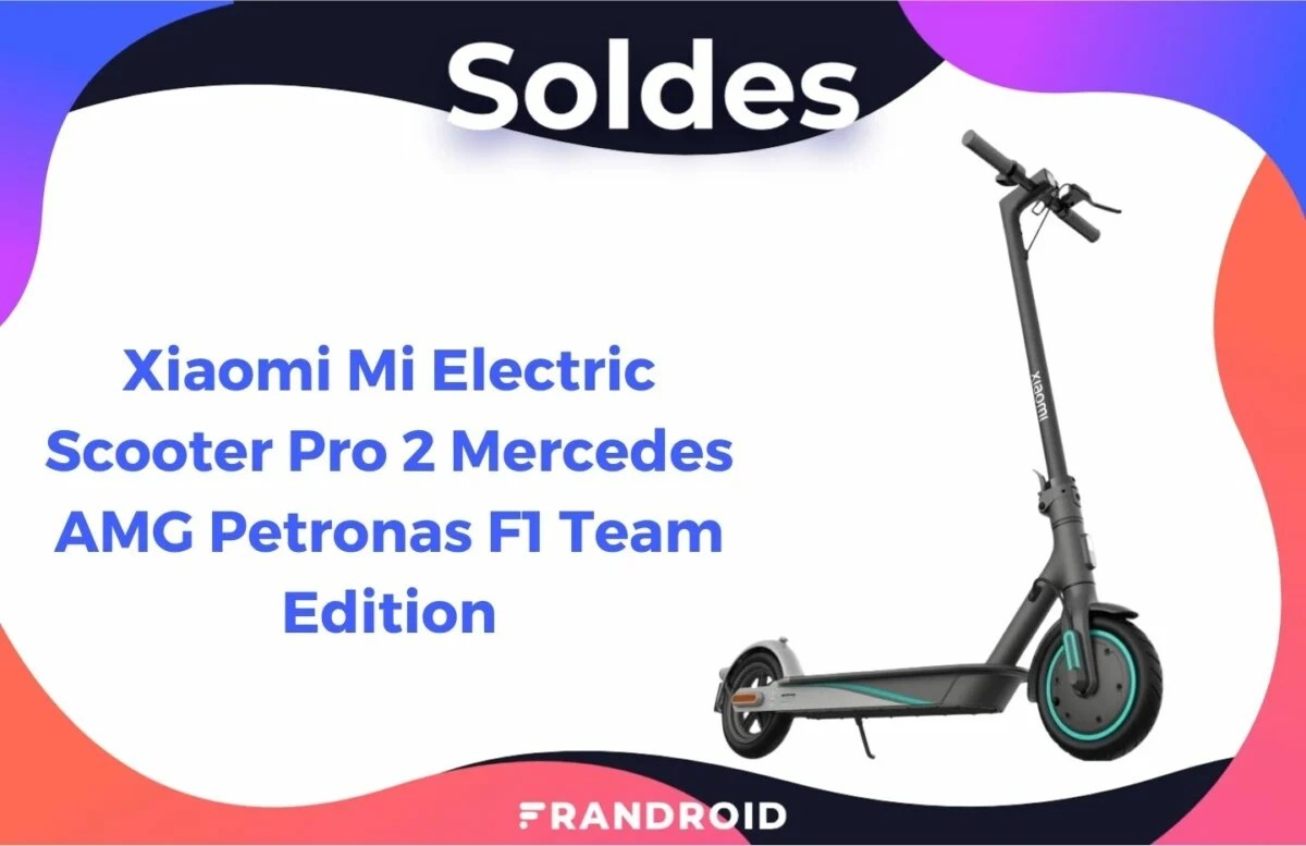 Xiaomi Mi Electric Scooter Pro 2 Mercedes AMG Petronas F1 Team Edition— Soldes d&rsquo;hiver 2022