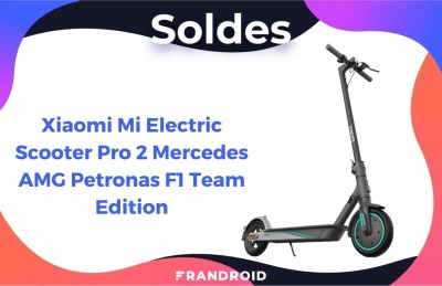 Xiaomi Mi Electric Scooter Pro 2 Mercedes AMG Petronas F1 Team Edition— Soldes d’hiver 2022