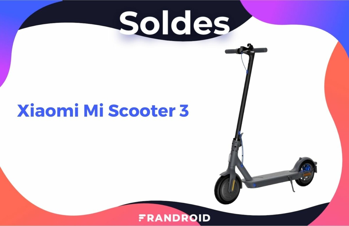 Xiaomi Mi Scooter 3 — Soldes d&rsquo;hiver 2022