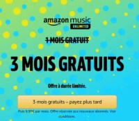 Amazon Music 3 mois offerts