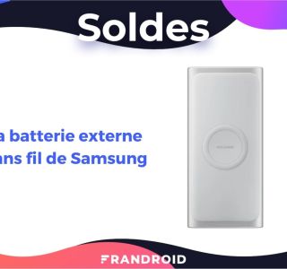 Seulement 5 €, c’est le prix de la batterie externe sans fil de Samsung pendant les soldes