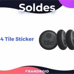 Tile Sticker : ce lot de 4 traqueurs Bluetooth vaut le prix d’un seul AirTag